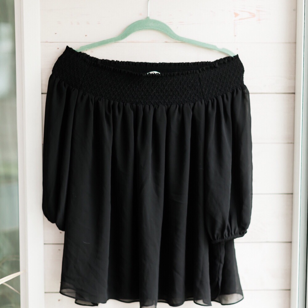 Loft off the shoulder top